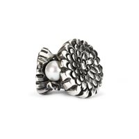 Charm Trollbeads Donna Fiori di nascita in Argento Perla TAGBE-00036 - TAGBE-00036